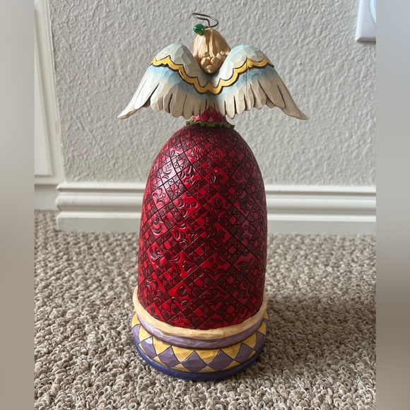 Jim Shore ~ Silent Night~ Angel with Nativity Scene - Picture 2 of 8